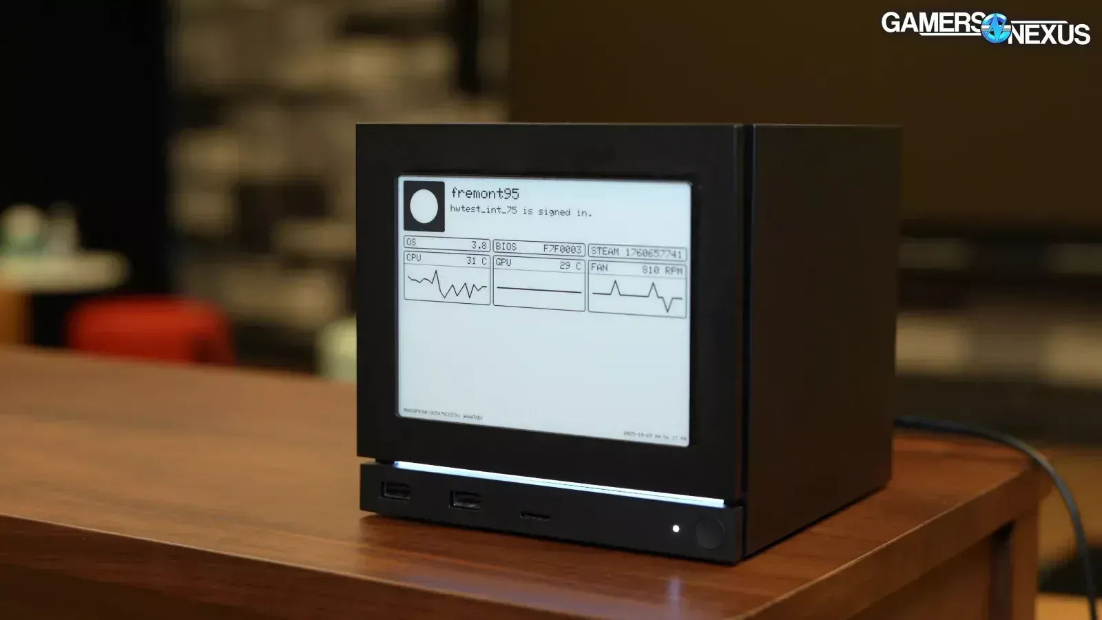 Steam Machine e-ink 电子墨水屏面板