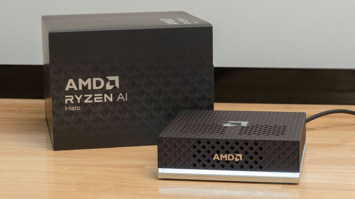 AMD Ryzen AI Halo 顶部视角