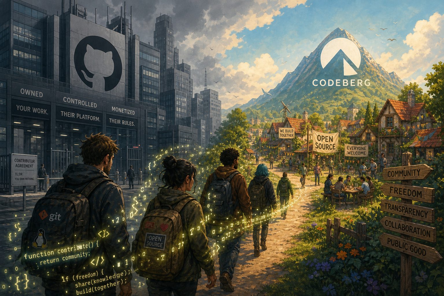 开发者抛弃 GitHub 转向 Codeberg：开源社区对微软控制代码托管平台的反抗