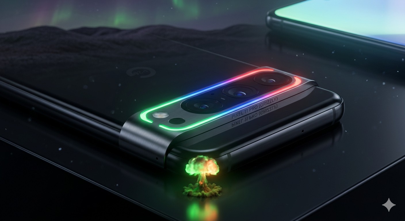 Pixel 11 Pro 渲染图展示 RGB LED 相机条设计