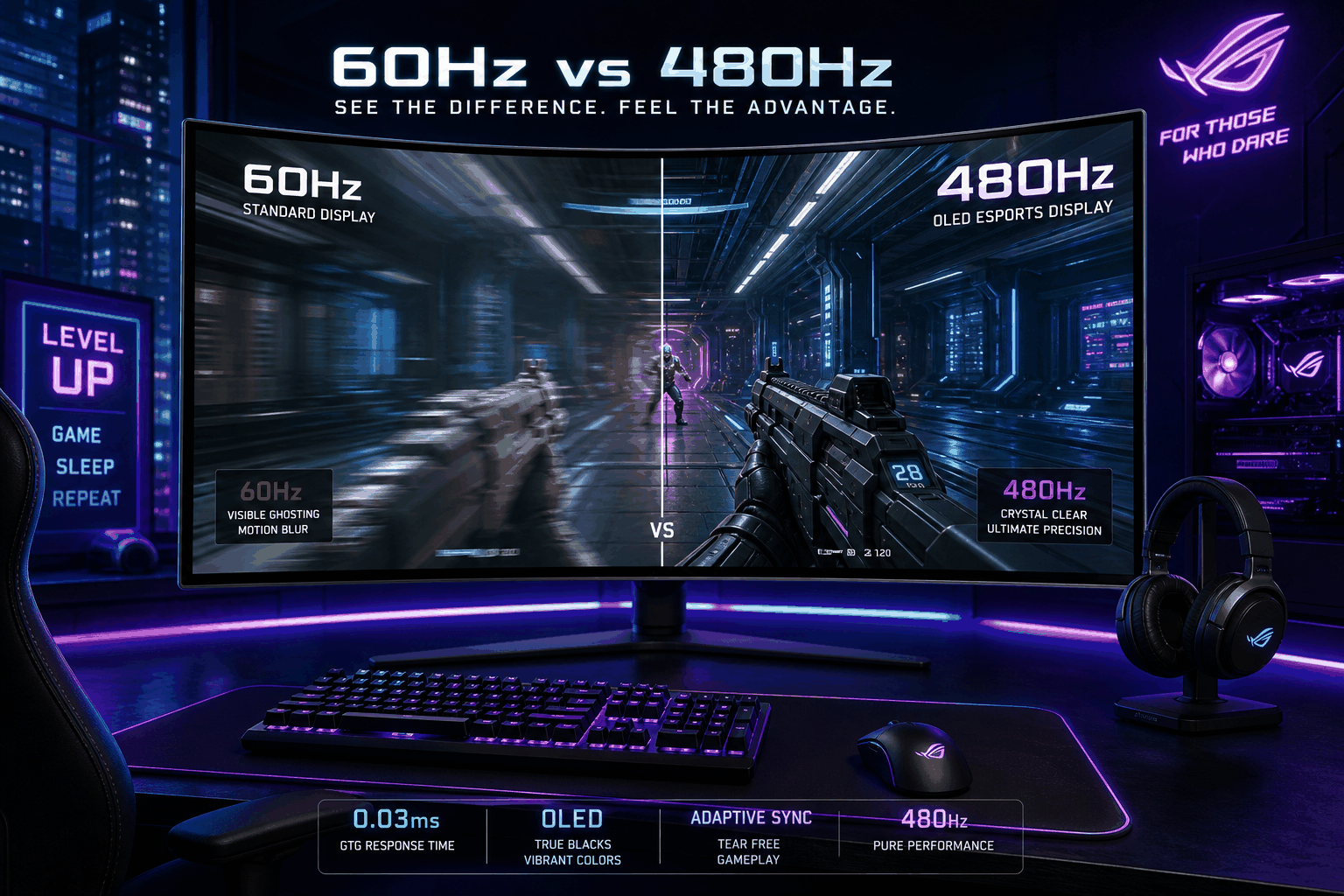 LG 研究称 480Hz OLED 使 FPS 命中率提升 38%：高刷的军备竞赛走到了哪一步