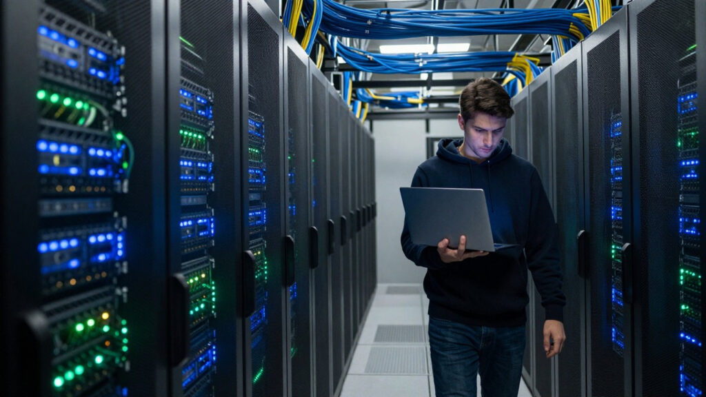 Cloudflare 数据中心——互联网 20% 流量经过这里，让它在这场爬虫战争中获得了独特的裁判权