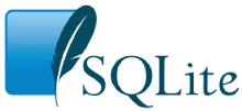 SQLite 官方标识——这个轻量级数据库引擎驱动着全球超过一万亿个活跃数据库。来源：sqlite.org