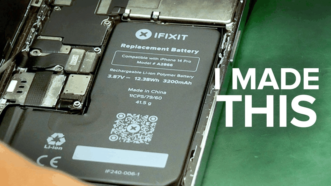 iFixit 电池工厂视频截图