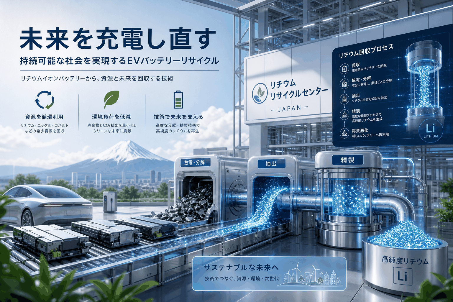 日本实现废旧电池90%提锂，回收技术进入新阶段