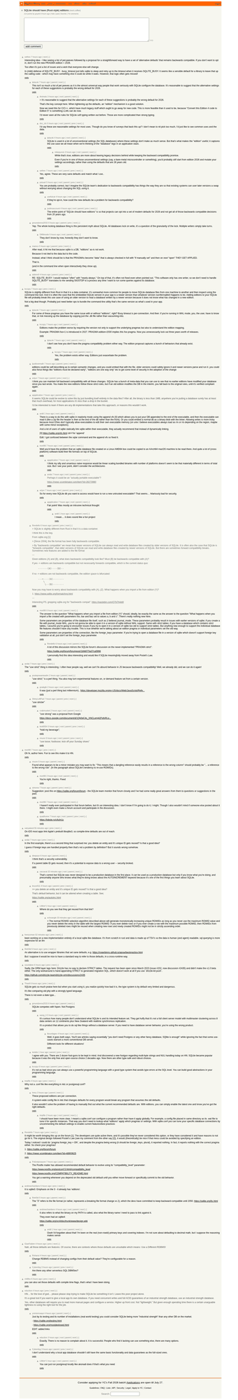Hacker News 讨论页面截图，显示该帖获 214 分、79 条评论，tptacek 等人的高赞回复排在前面