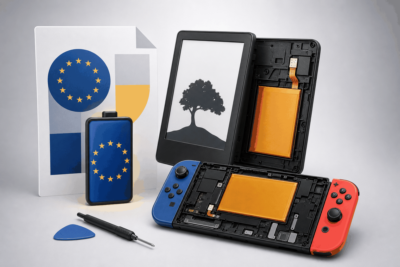 Kindle 和 Switch 终于换上可替换电池——欧盟维修权法规开始见效