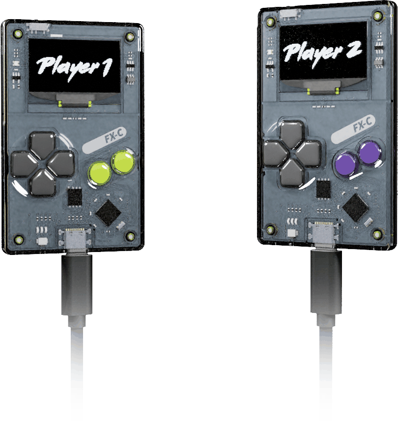 Arduboy FX-C 创始人限定版（紫色按键）与标准版对比