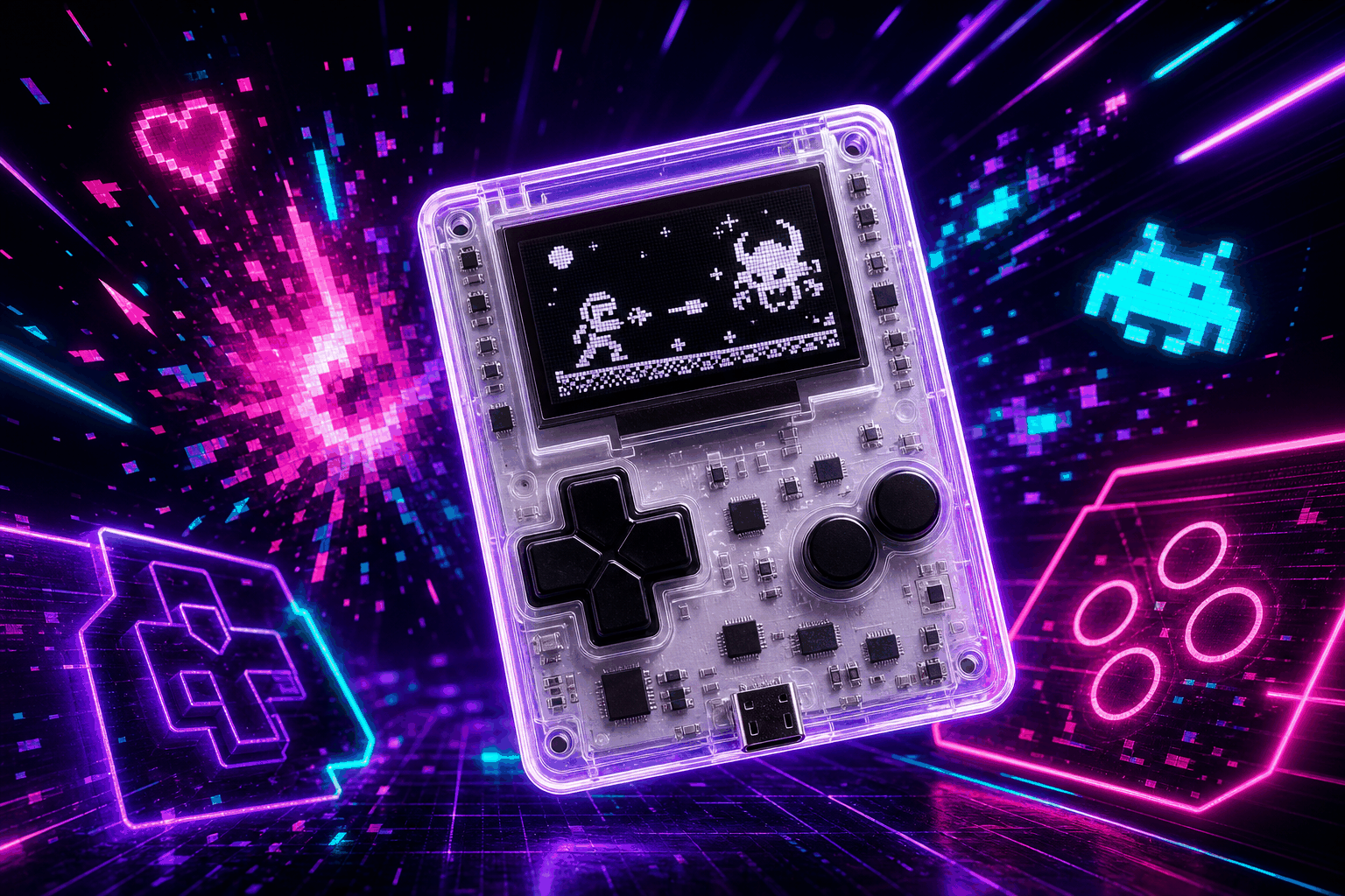 Arduboy FX-C 深度评测：这台信用卡大小的开源掌机，凭什么让极客圈兴奋