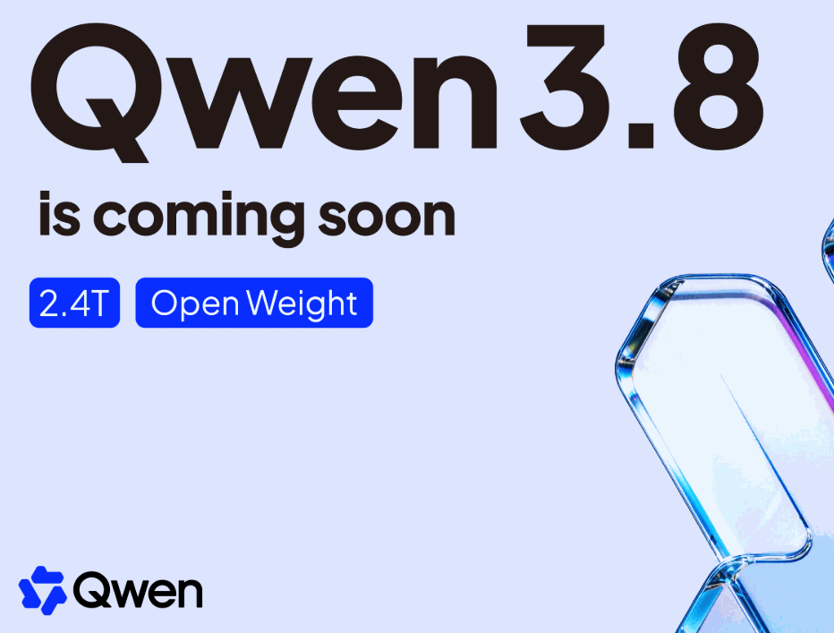 Alibaba Qwen 3.8 Ankündigungsbild
