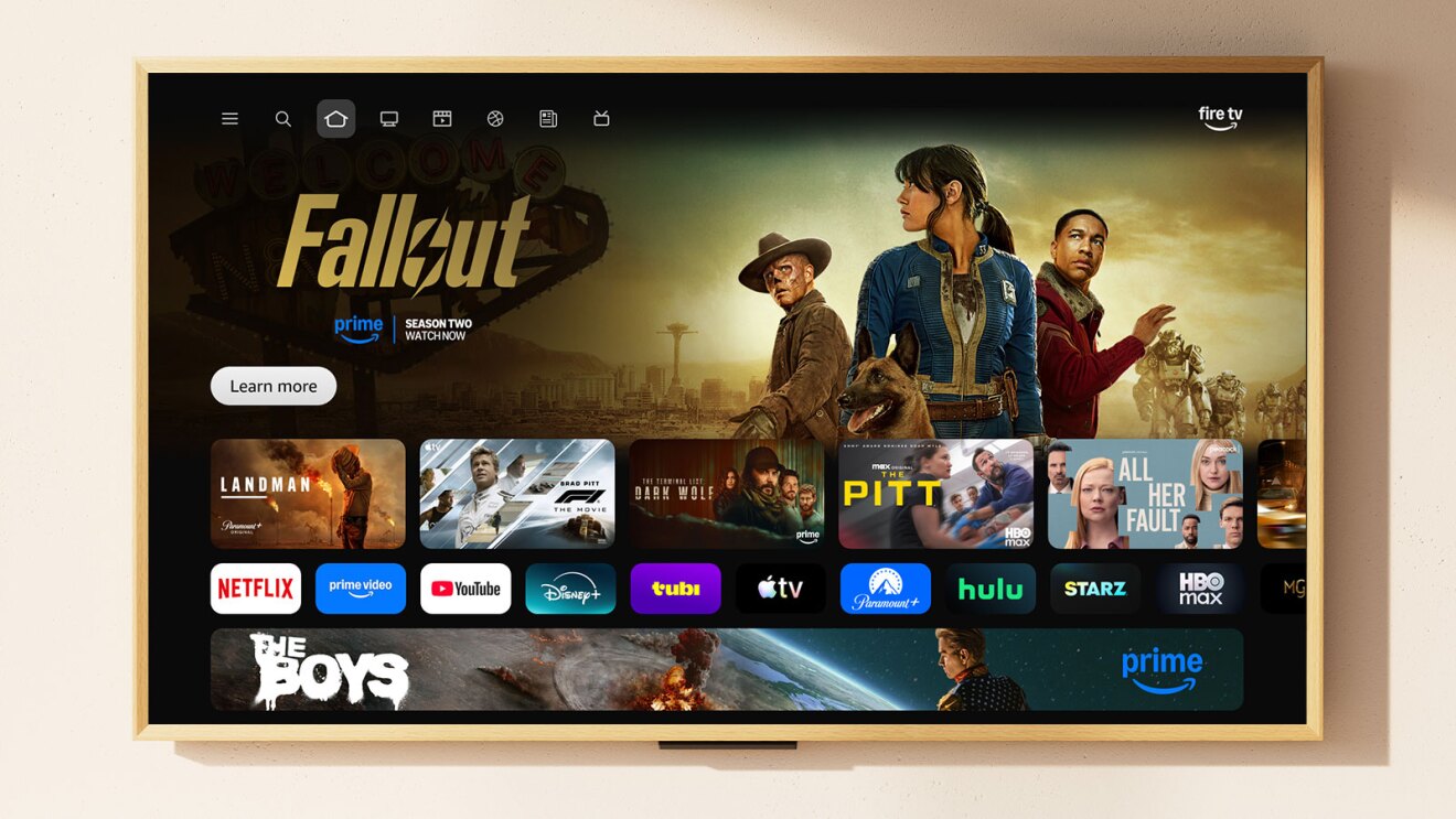 Fire TV 全新主界面：更清爽的布局与更流畅的交互
