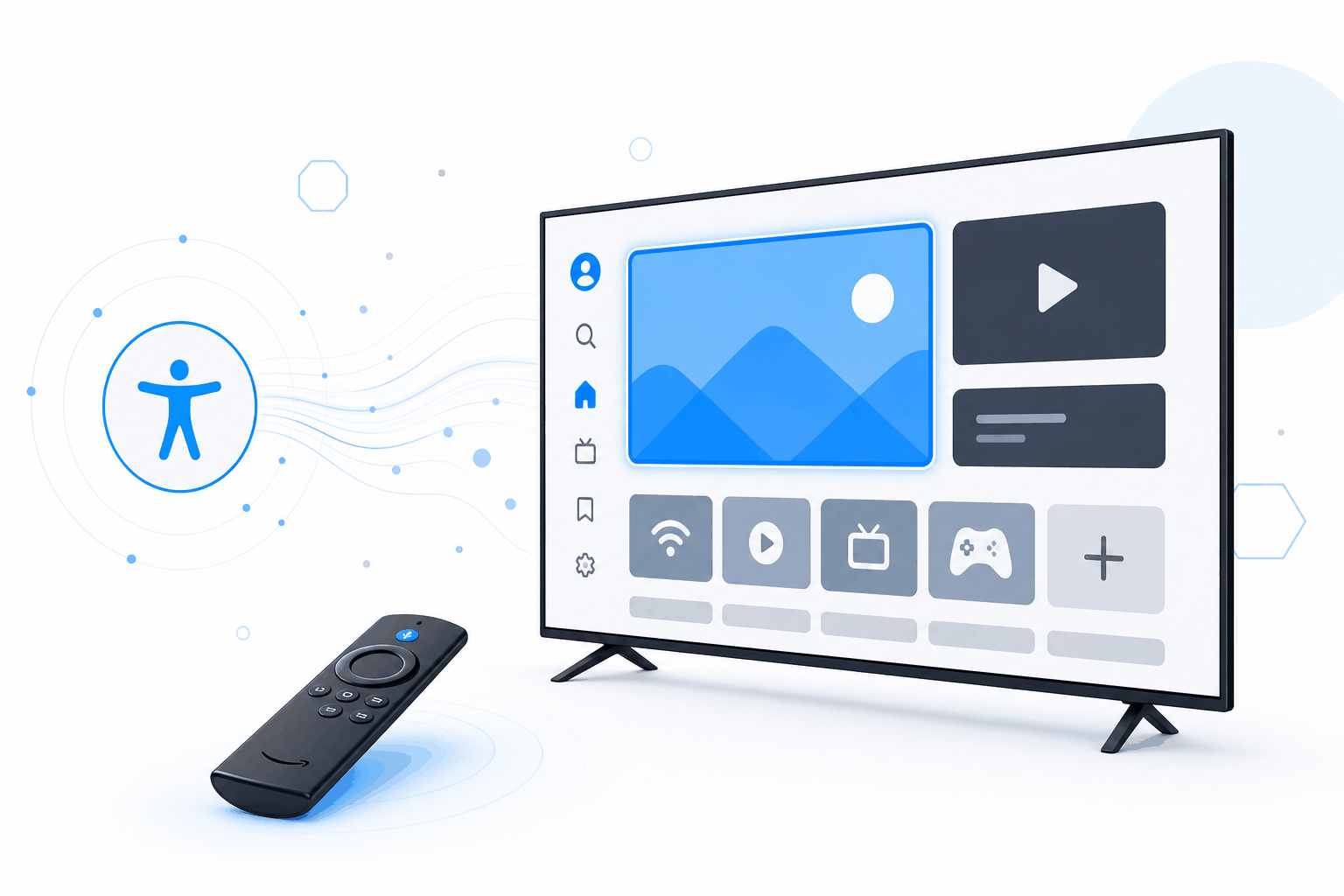 「Amazon Fire TV 正式上线 Adaptive Display：电视界面的无障碍革命，从「看得见」到「看得清」」