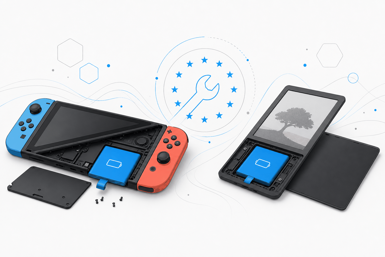 「EU 维修权法规正在起作用——Kindle 和 Switch 2 开始配备用户可更换电池」