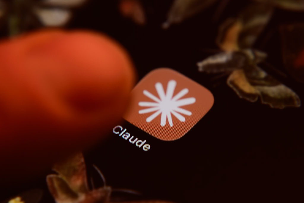 The Claude app icon displayed on a smartphone screen