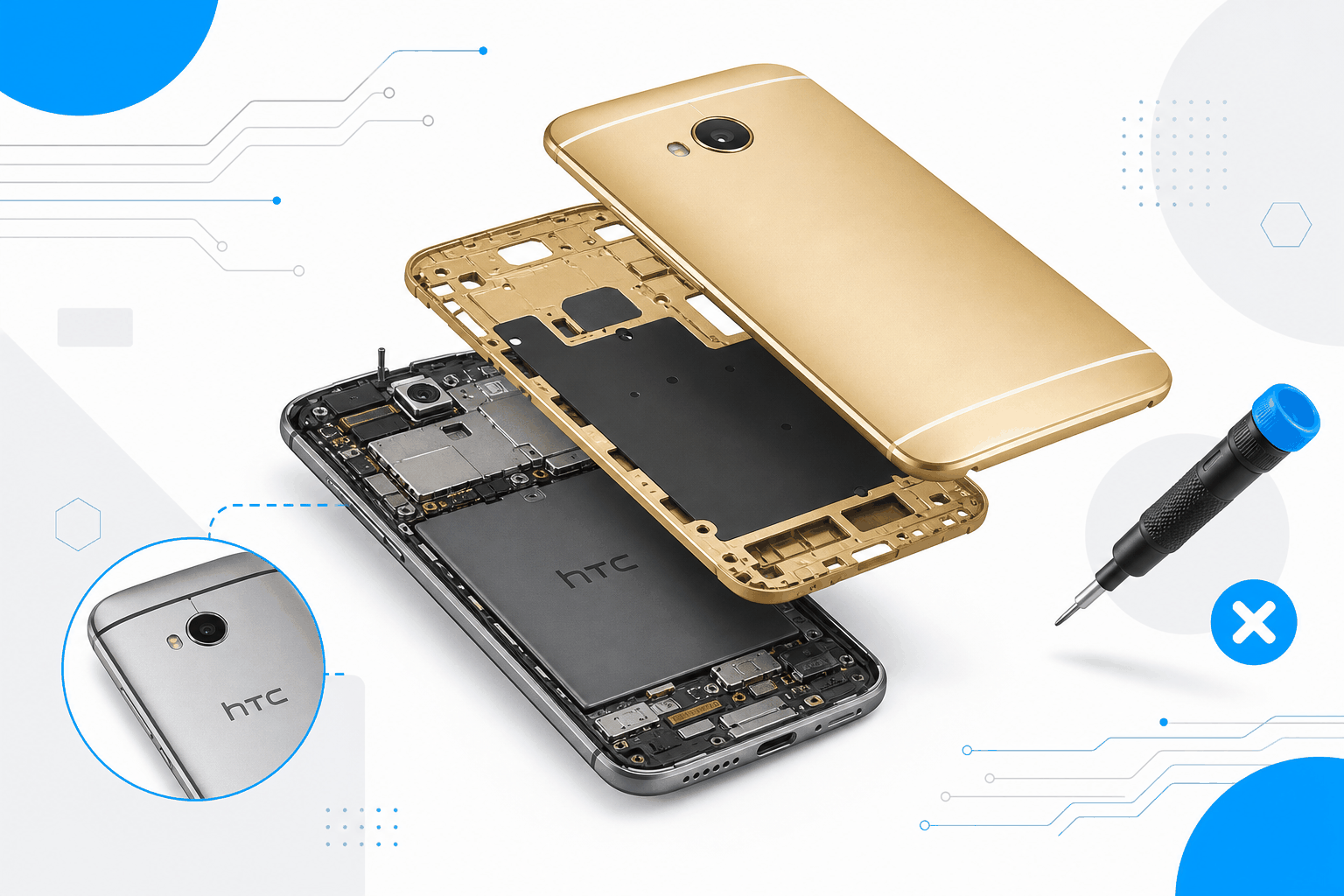 iFixit 拆解特朗普手机：499 美元买到镀金版 HTC