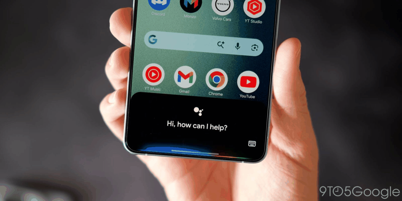 Google Assistant 界面