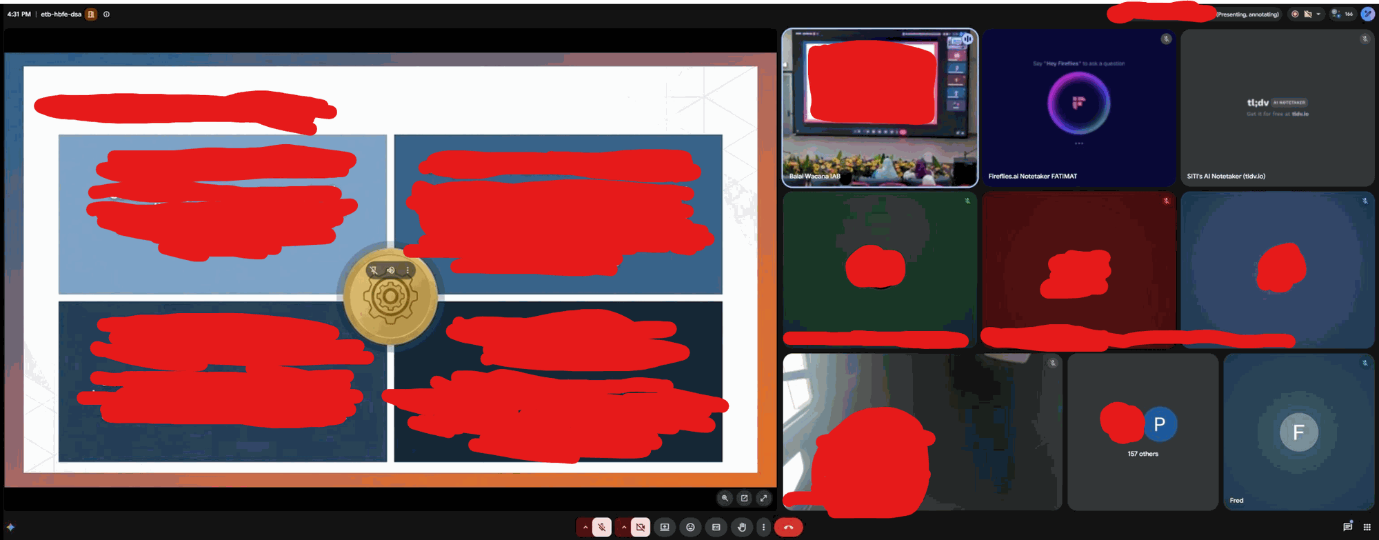 Uninvited Entrance into Online Meeting