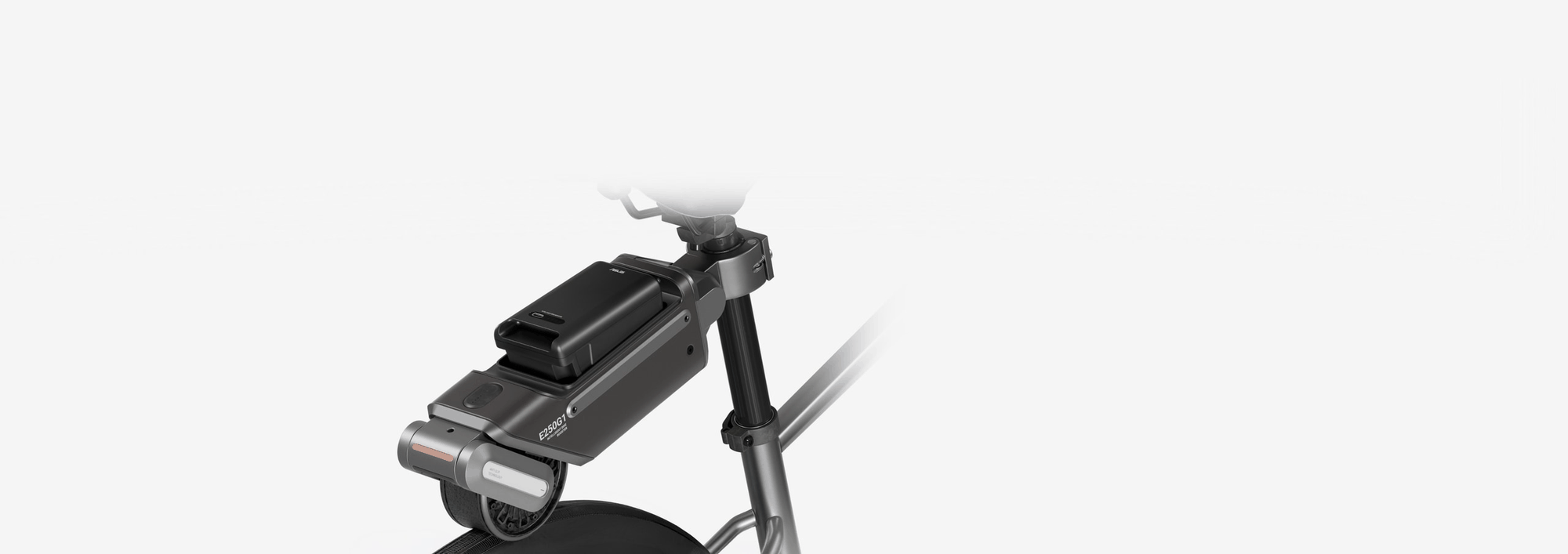 Battery and integrated taillight mounting