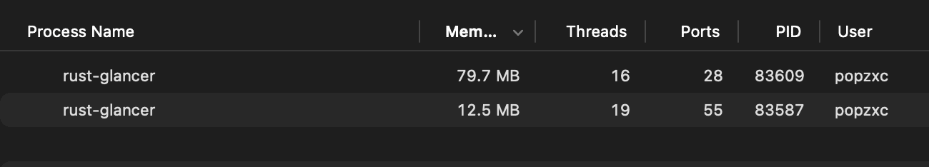 Rust Glancer 在复杂项目运行中常驻内存维持在 100MB 以下