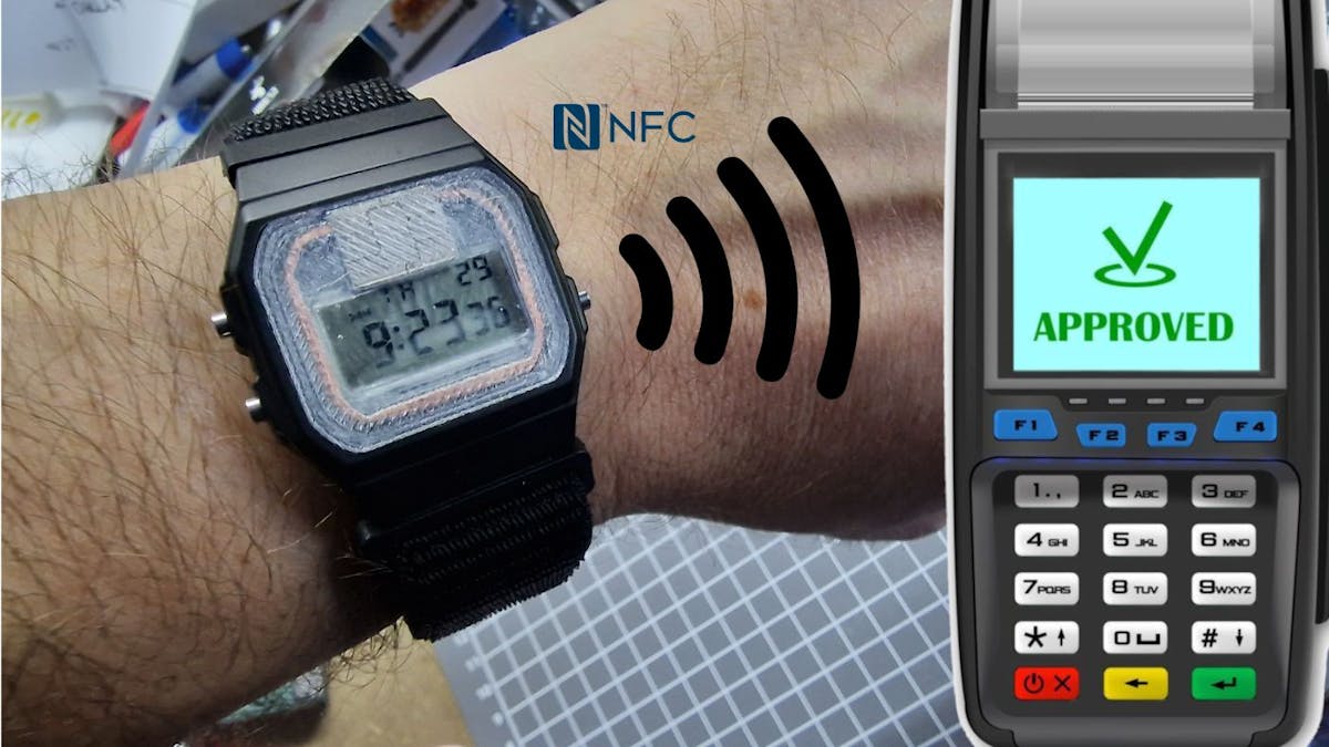 Modified Casio F-91W watch