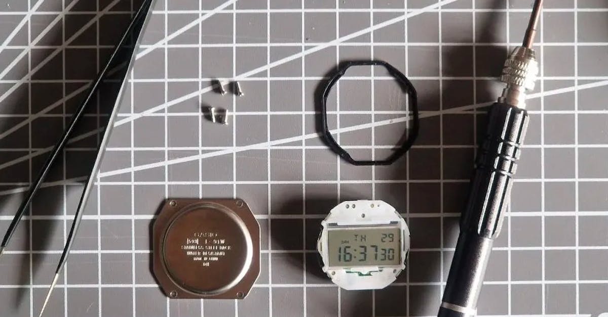 Casio F-91W internal disassembly