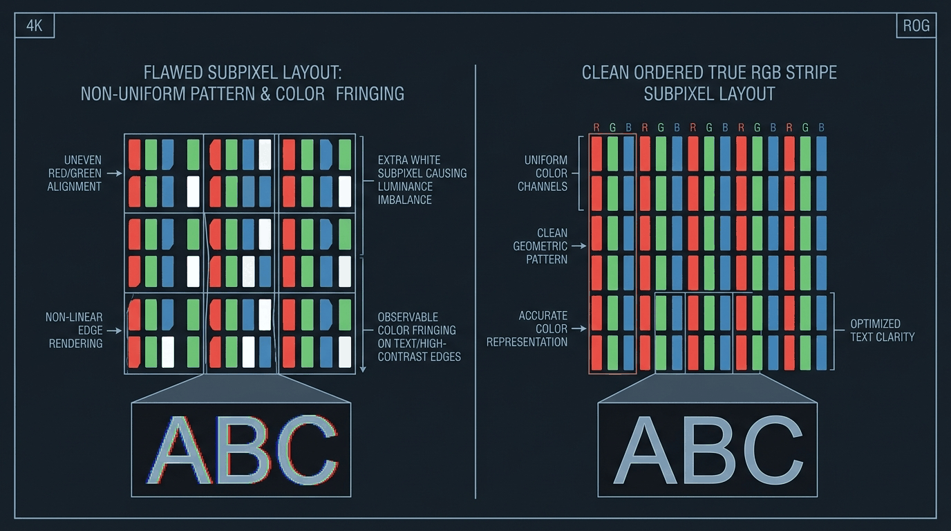 华硕把 RGB 排列做进 4K OLED 屏：终结文字发虚但卖 1200 美元