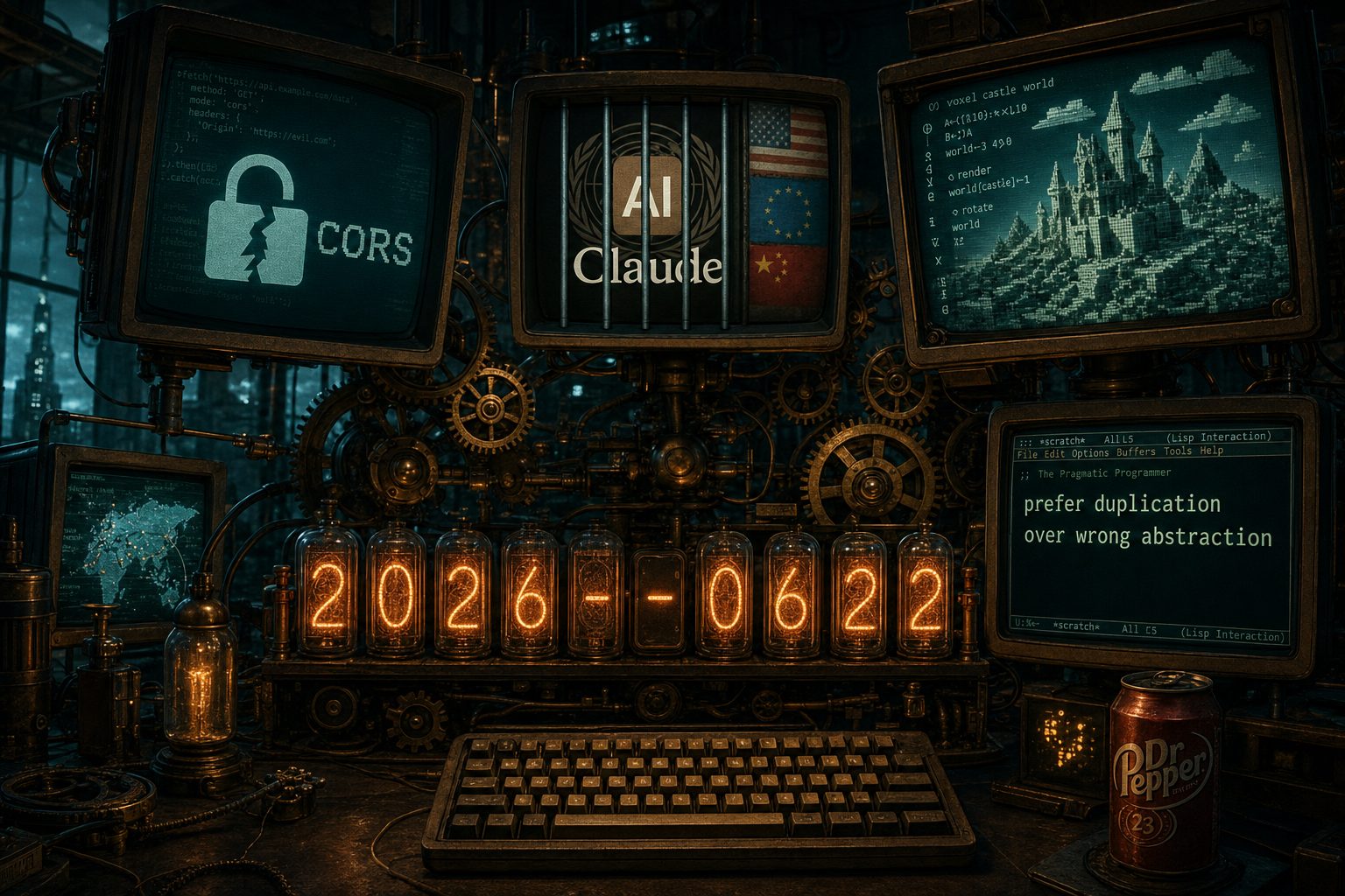 Claude 锁区、CORS 二十年未解、AI 技能退化