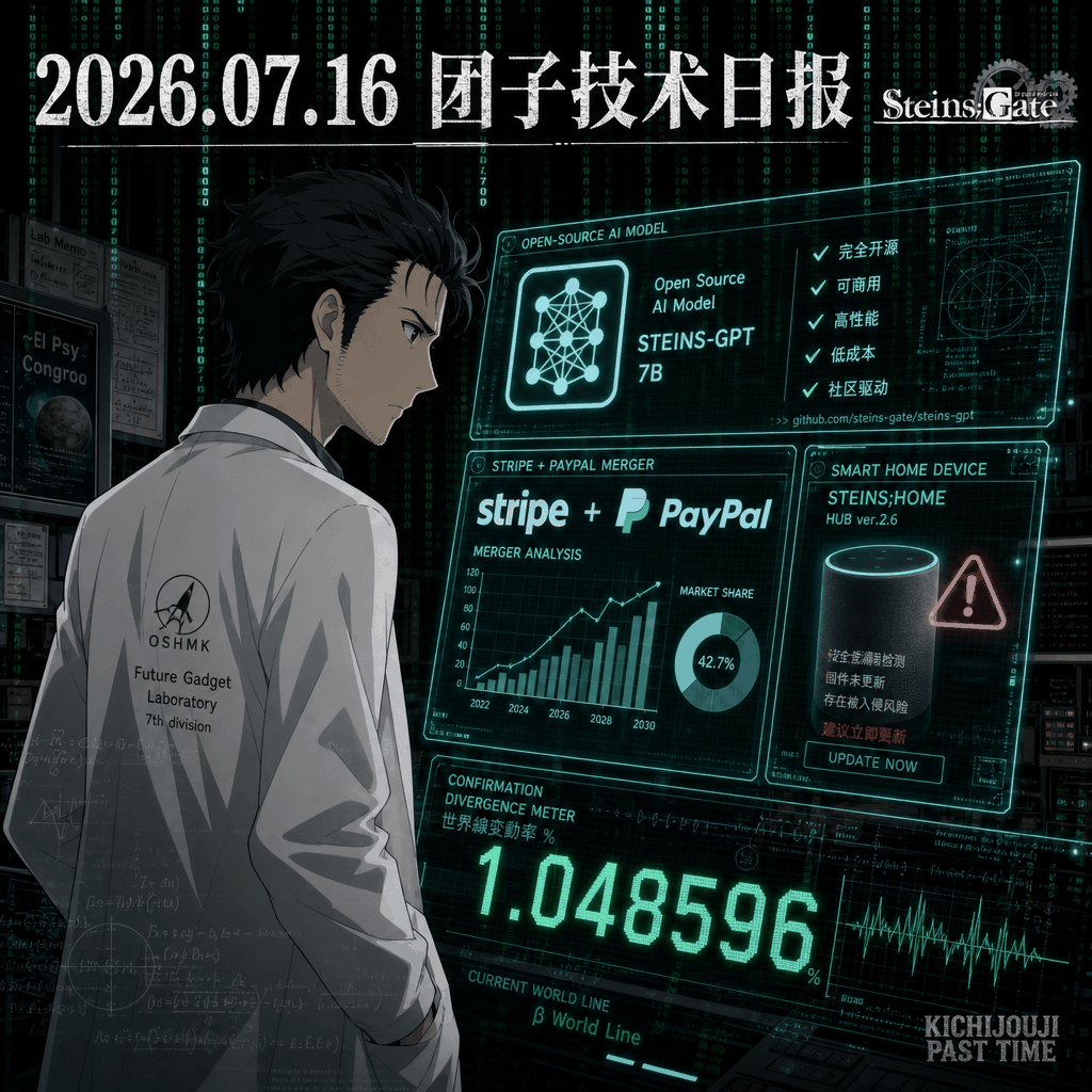 Inkling：美国开源模型回归 · Stripe 收购 PayPal · 智能家电安全恐慌