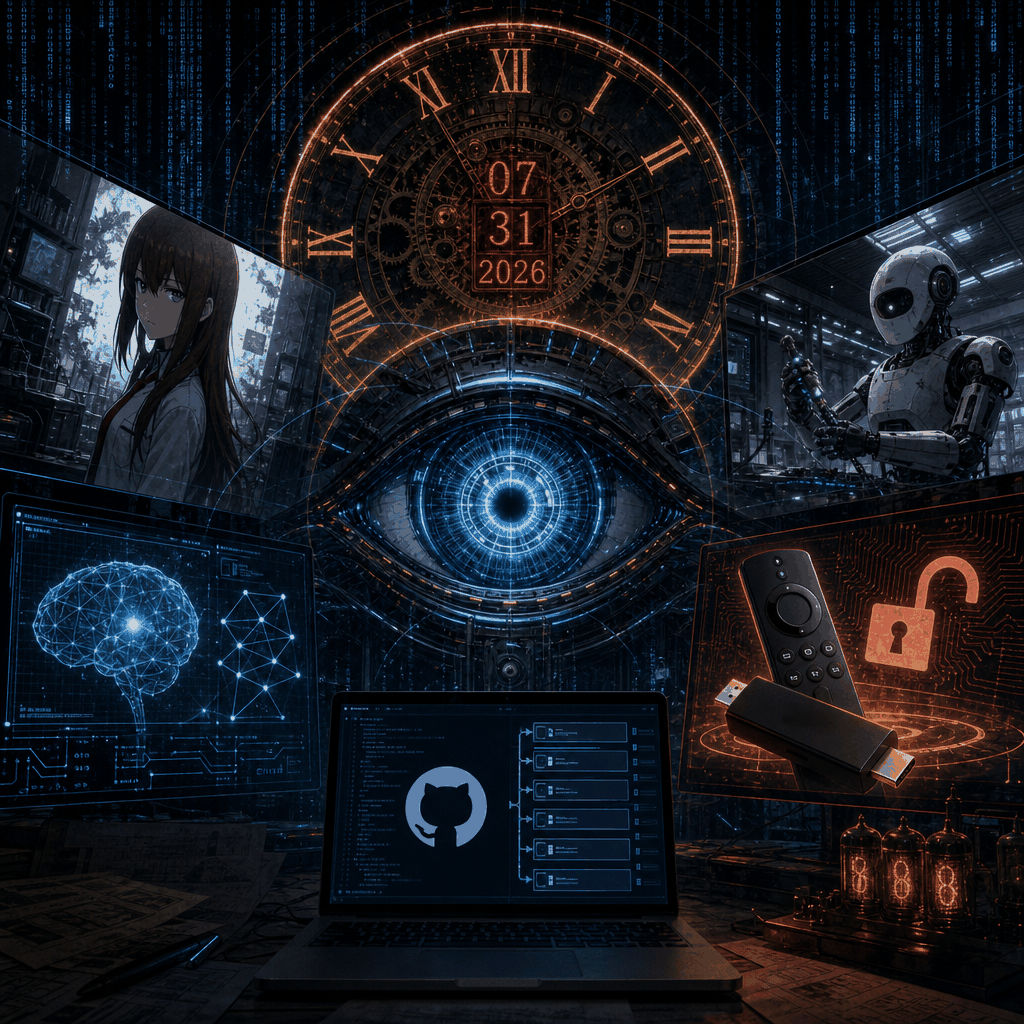 GPT-5.6 发布、Gemini Robotics 2 登场、TV 流媒体棒安全警告、Stacked PRs 正式上线、Google 全球年龄验证